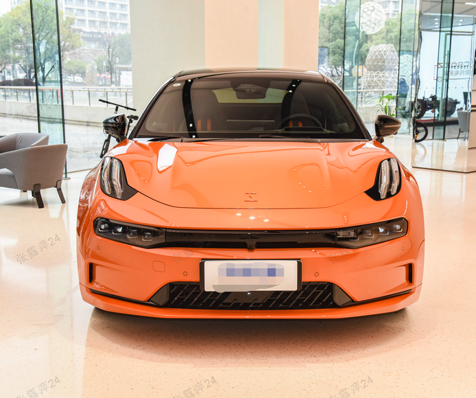 in Stock Chinese High Speed 2023 Zeekr 001 New Energy Electric Car Sedan Orange