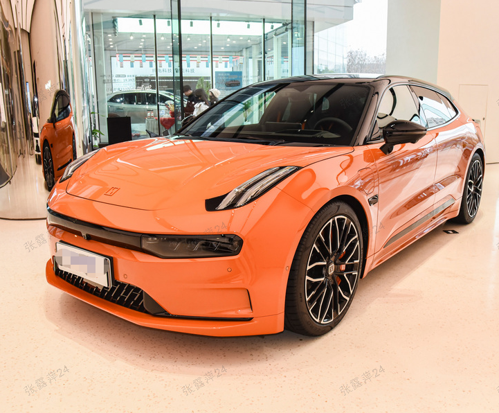 in Stock Chinese High Speed 2023 Zeekr 001 New Energy Electric Car Sedan Orange