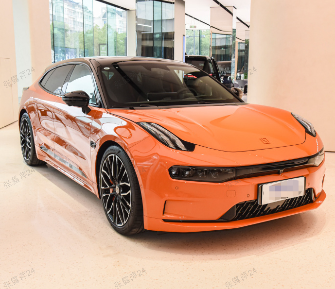 in Stock Chinese High Speed 2023 Zeekr 001 New Energy Electric Car Sedan Orange